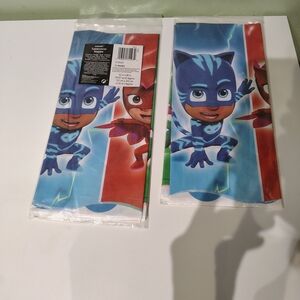 NWT Disney PJ Masks Tablecloths 2 Plastic Disposable Birthday Party Supplies Boy